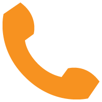 phone icon orange